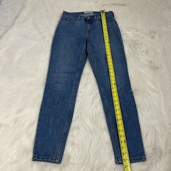 Everlane Womens High Rise Medium Wash Skinny Denim Stretch Jeans Size 27 - Picture 6 of 8